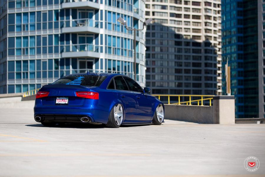  Audi A6 Sedan on Vossen Wheels (VPS-318) (4G, C7) 2016 года  (фото 50 из 59)